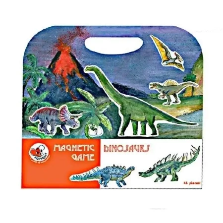 Układanka, gra magnetyczna, Dinozaury - Egmont Toys