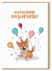 Karnet Urodziny - Wszystkiego nalepsiego