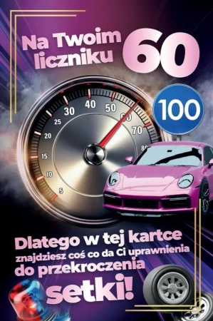 230 Karnet JCX Prawo Jazdy 60 urodziny damskie - YEKU