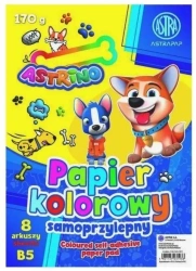Zeszyt papierów kolorowych nabłyszczanych (10szt) - ASTRA papiernicze