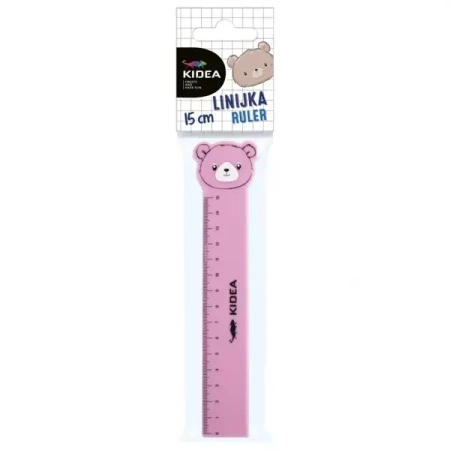 Linijka z figurką 15cm KIDEA - DERFORM