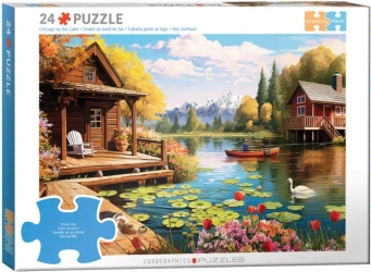 Puzzle 24 Lake Cottage by Lauai 6724-6016 - Eurographics