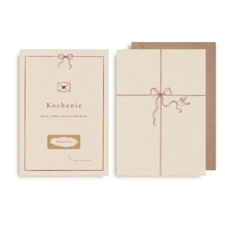 Kartka zdrapka - Kochanie, kocham Cię - Grupa Kreatywna