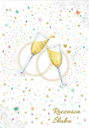 Kartka okolicznościowa Rocznica Ślubu TG12 - Trend