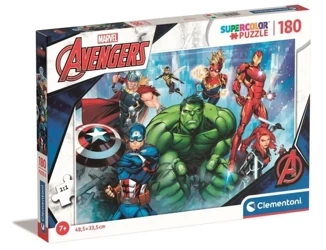 Puzzle 180 Super Kolor The Avengers - Clementoni