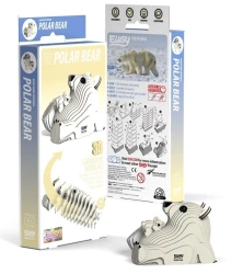 Niedźwiedź Polarny Eugy. Eko Układanka 3D - Eugy