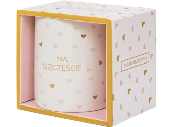 Kubek prezentowy - Na szczęście - Be-Happy Gifts