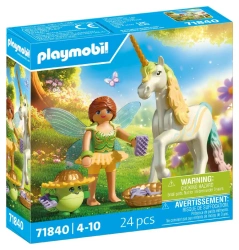 Playmobil Jednorożec do kolekcjonowania Rainbow Flower z wróżką 71840