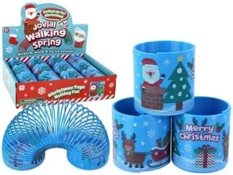 Sprężyna z motywem świątecznym 6cm - Leantoys