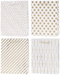 Torebka Lux 26x32x10cm hot-stamp mix ROZETTE