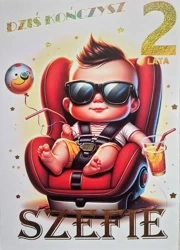 Karnet Urodziny 2 3K - YEKU