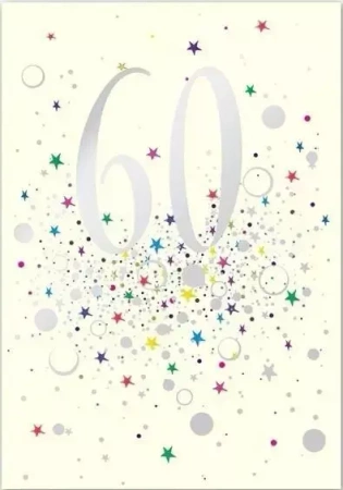 Karnet B6 z kopertą Urodziny 60 - Museums & Galleries