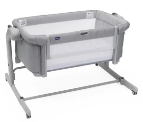 Łóżeczko Next2Me Magic Evo grey do 9kg - Chicco