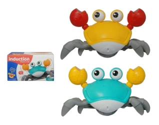 Zabawka dla malucha krab biegający z dźwiękami i światłem - SWEDE