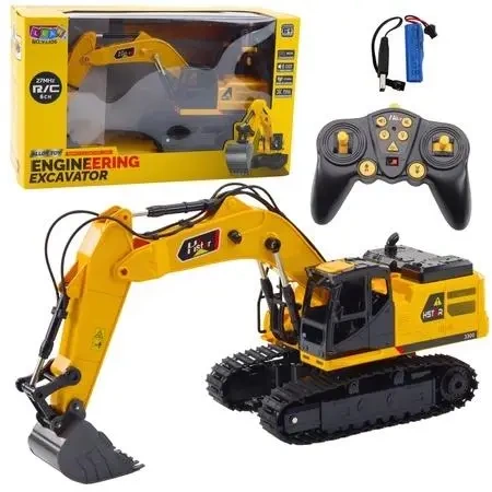 Koparka gąsienicowa RC z dźwiękiem - Leantoys