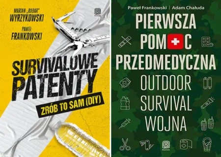 Pierwsza pomoc przedmedyczna + Survivalowe patenty PAKIET Frankowski - Paweł Frankowski