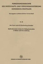 Spektrochemische Analyse der Gefügebestandteile in Stählen nach ihrer Isolierung - Brandt Leo