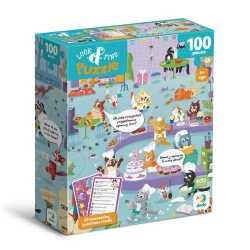 Puzzle 100 Look&Find Kocie kafejka - Dodo