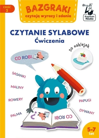Bazgraki czytają wyrazy i zdania Czytanie sylabowe - Zuzanna Osuchowska, Katarzyna Urbaniak, Ma Sławek