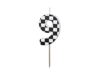 Świeczka urodzinowa 9 5,5cm - PartyDeco
