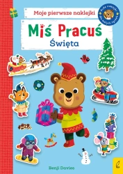Miś Pracuś. Święta. Książka z naklejkami - opracowanie zbiorowe