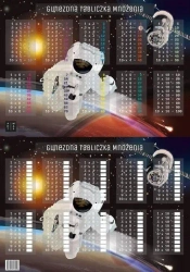 Podkładka na biurko. Gwiezdna tabliczka mnożenia - Art-Map