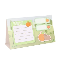 Karteczki samoprzylepne Kapibara z pomarańczą - Strigo