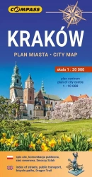 Plan miasta - Kraków 1:20 000 - Compass