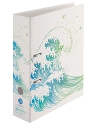 Segregator A4 8cm Greenline Fale max. file - HERLITZ