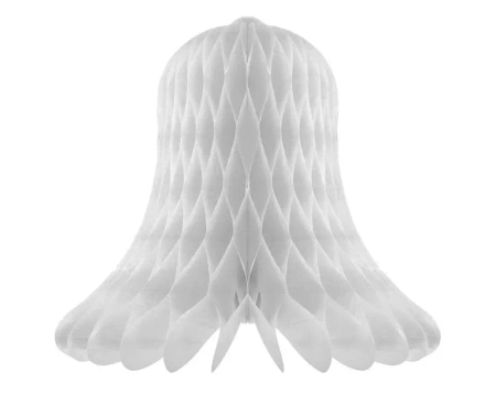 Dekoracja wisząca Dzwonek srebrna 20cm - Godan