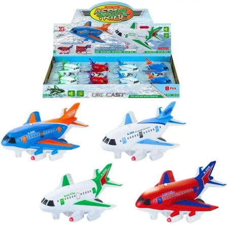 Samolot metalowy światło i dźwięk MIX - Trifox