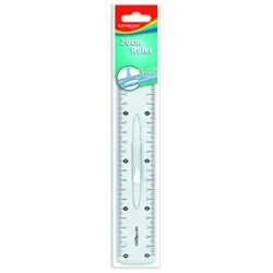 Linijka 20cm plastikowa KEYROAD z uchwytem zawieszka