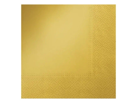 Serwetki jednokolorowe złote 33x33 SDL552408 - MFP