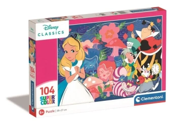 Puzzle 104 Super Kolor Disney Classic Alice - Clementoni