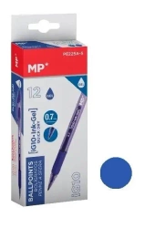 Długopis żelowy niebieski (12szt) - MP Main Paper