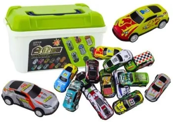 Zestaw resoraków w walizce 30szt - Leantoys