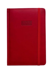 Kalendarz 2026 B6 LUX dzienny czerwony V6 K-B6D L - AVANTI