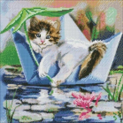 Doamentowa mozaika - Relaks w lecie 40x40cm - Ideyka