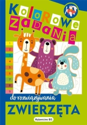 Kolorowe zadania do rozwiązywania. Zwierzęta - praca zbiorowa