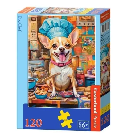 Puzzle 120 Dog Chef CASTOR - Castorland