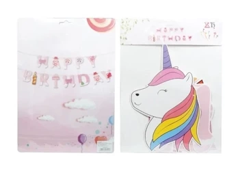 Baner urodzinowy jednorożec - SWEDE