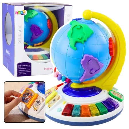 Globus interaktywny dla malucha zwierzęta - Leantoys