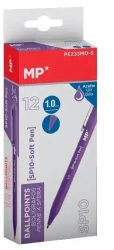 Długopis olejowy 1,0mm fioletowy (12szt) - MP Main Paper