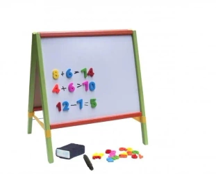 Tablica z liczydłami dwustronna - 3toysm