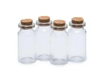 Buteleczki szklane 2,2x5cm 4szt - Brewis