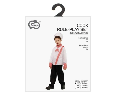 Strój dla dzieci Kucharz 110/120cm - Godan
