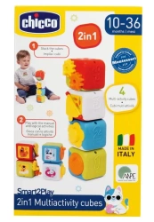 Kostki edukacyjne wielofunkcyjne 2w1 - Chicco