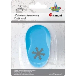 Dziurkacz z motywem 25mm płatek - Titanum
