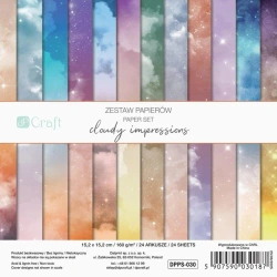 Zestaw papierów 15,2x15,2cm 24 kartki - Dalprint dpCraft