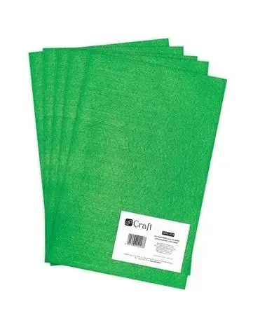 Filc poliestrowy A4 green 5szt - Dalprint dpCraft